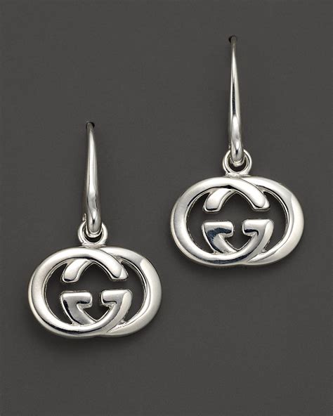 gucci earrings sterling silver|Gucci silver earrings for women.